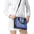 Hawaii Aloha Turtle Hibiscus and Leaves Shoulder Handbag with Polynesian and Kakau Tattoos Denim Color - Polynesian Pride