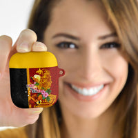 Papua New Guinea Independence Day AirPods Case Birds-of-Paradise Melanesian Tattoos Tropical Plants LT03 - Polynesian Pride