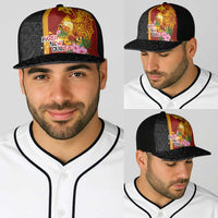 Papua New Guinea Independence Day Baseball Net Cap Birds-of-Paradise Melanesian Tattoos Tropical Plants LT03 - Polynesian Pride