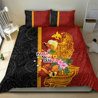 Papua New Guinea Independence Day Bedding Set Birds-of-Paradise Melanesian Tattoos Tropical Plants LT03 - Polynesian Pride