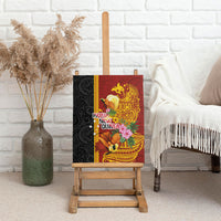 Papua New Guinea Independence Day Canvas Wall Art Birds-of-Paradise Melanesian Tattoos Tropical Plants LT03 - Polynesian Pride