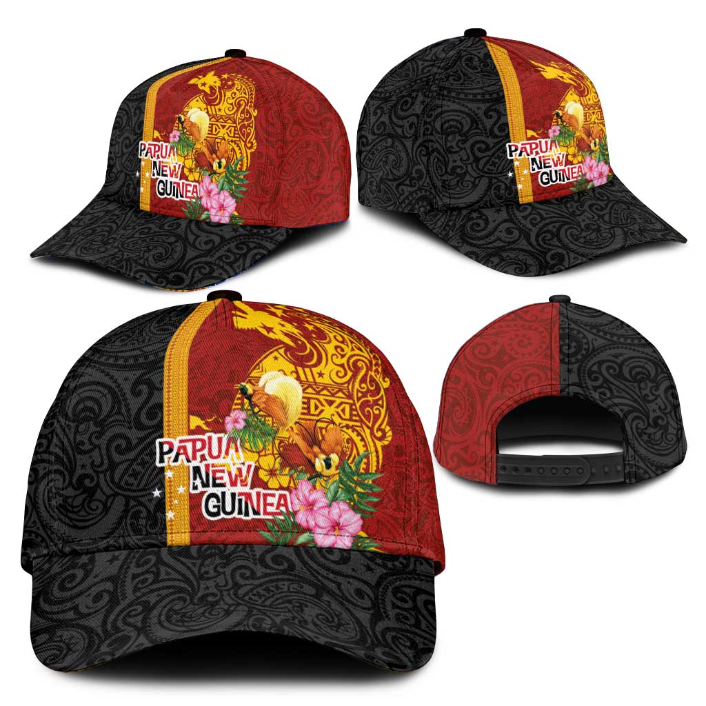 Papua New Guinea Independence Day Classic Cap Birds-of-Paradise Melanesian Tattoos Tropical Plants LT03 - Polynesian Pride