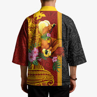 Papua New Guinea Independence Day Kimono Birds-of-Paradise Melanesian Tattoos Tropical Plants LT03 - Polynesian Pride