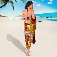 Papua New Guinea Independence Day Sarong Birds-of-Paradise Melanesian Tattoos Tropical Plants LT03 - Polynesian Pride