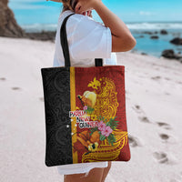 Papua New Guinea Independence Day Tote Bag Birds-of-Paradise Melanesian Tattoos Tropical Plants LT03 - Polynesian Pride