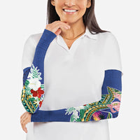 Guam Chamorro Arm Sleeves Tribal Latte Stone and Seal Artwork Polynesian Patterns LT03 - Polynesian Pride