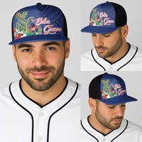 Guam Chamorro Baseball Net Cap Tribal Latte Stone and Seal Artwork Polynesian Patterns LT03 - Polynesian Pride