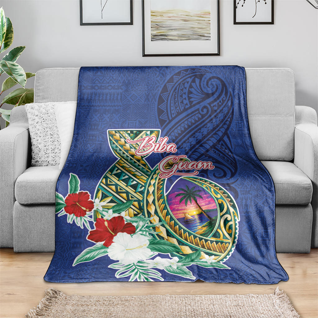Guam Chamorro Blanket Tribal Latte Stone and Seal Artwork Polynesian Patterns LT03 - Polynesian Pride