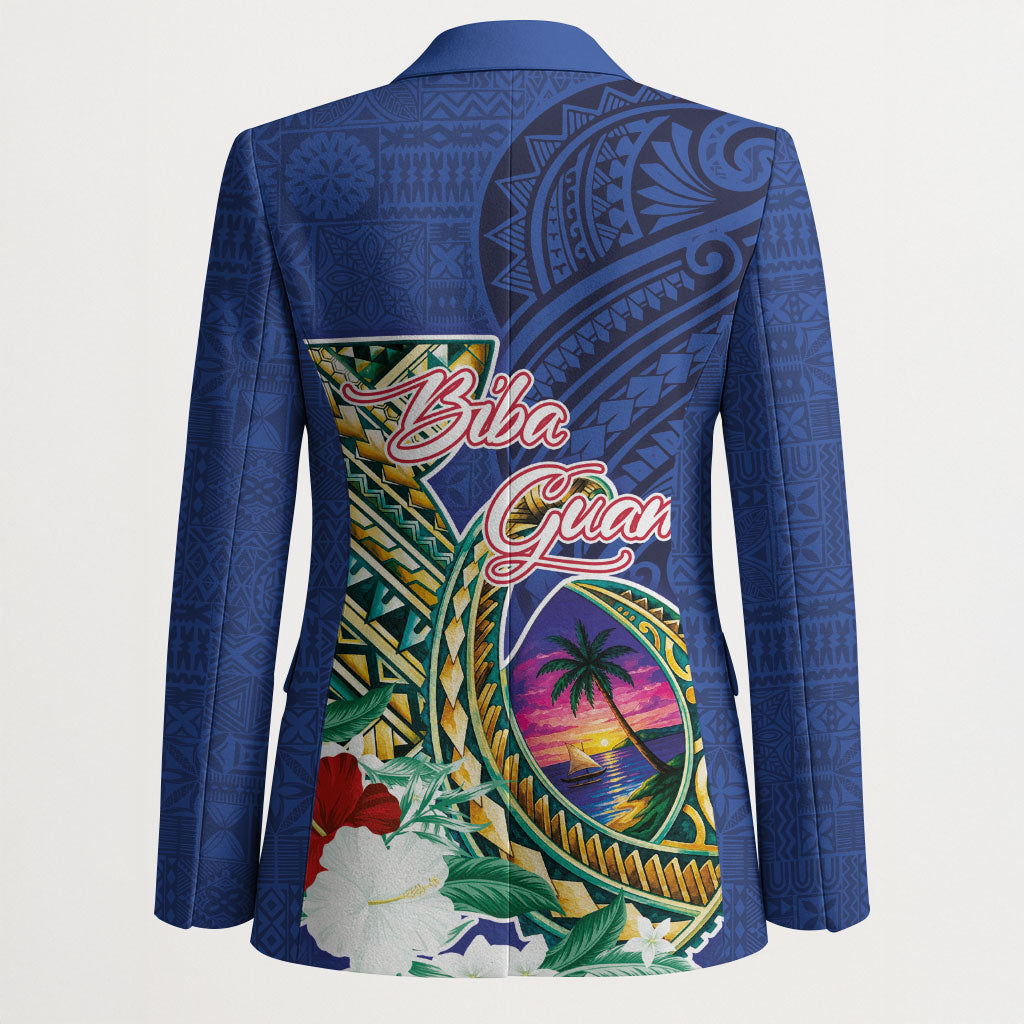 Guam Chamorro Blazer Tribal Latte Stone and Seal Artwork Polynesian Patterns LT03 - Polynesian Pride