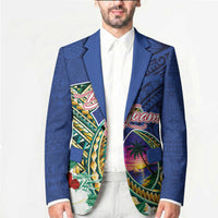 Guam Chamorro Blazer Tribal Latte Stone and Seal Artwork Polynesian Patterns LT03 - Polynesian Pride
