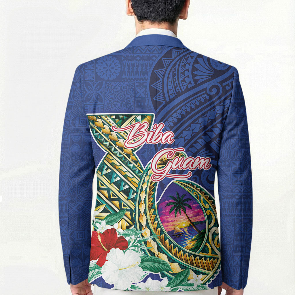 Guam Chamorro Blazer Tribal Latte Stone and Seal Artwork Polynesian Patterns LT03 - Polynesian Pride