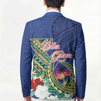 Guam Chamorro Blazer Tribal Latte Stone and Seal Artwork Polynesian Patterns LT03 - Polynesian Pride