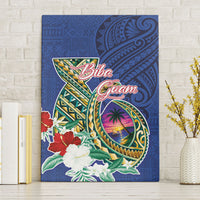 Guam Chamorro Canvas Wall Art Tribal Latte Stone and Seal Artwork Polynesian Patterns LT03 Without Frame Multicolor - Polynesian Pride