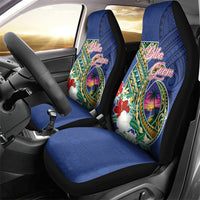 Guam Chamorro Car Seat Cover Tribal Latte Stone and Seal Artwork Polynesian Patterns LT03 - Polynesian Pride