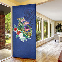 Guam Chamorro Door Cover Tribal Latte Stone and Seal Artwork Polynesian Patterns LT03 - Polynesian Pride