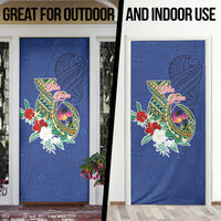 Guam Chamorro Door Cover Tribal Latte Stone and Seal Artwork Polynesian Patterns LT03 - Polynesian Pride