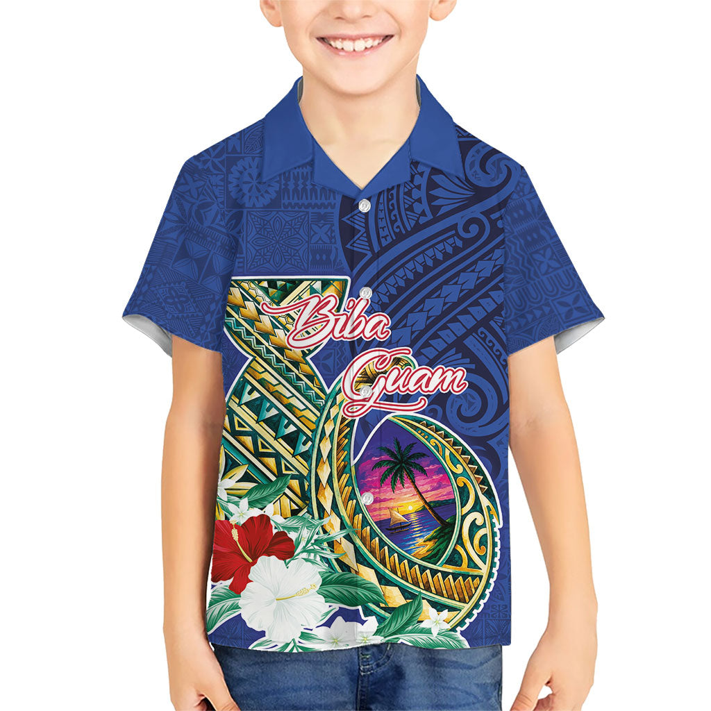 Guam Chamorro Hawaiian Shirt Tribal Latte Stone and Seal Artwork Polynesian Patterns LT03 - Polynesian Pride