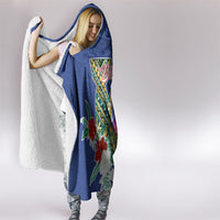 Guam Chamorro Hooded Blanket Tribal Latte Stone and Seal Artwork Polynesian Patterns LT03 - Polynesian Pride