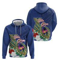 Guam Chamorro Hoodie Tribal Latte Stone and Seal Artwork Polynesian Patterns LT03 - Polynesian Pride