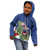 Guam Chamorro Kid Hoodie Tribal Latte Stone and Seal Artwork Polynesian Patterns LT03 - Polynesian Pride