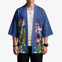 Guam Chamorro Kimono Tribal Latte Stone and Seal Artwork Polynesian Patterns LT03 - Polynesian Pride