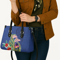 Guam Chamorro Leather Bag Tribal Latte Stone and Seal Artwork Polynesian Patterns LT03 - Polynesian Pride