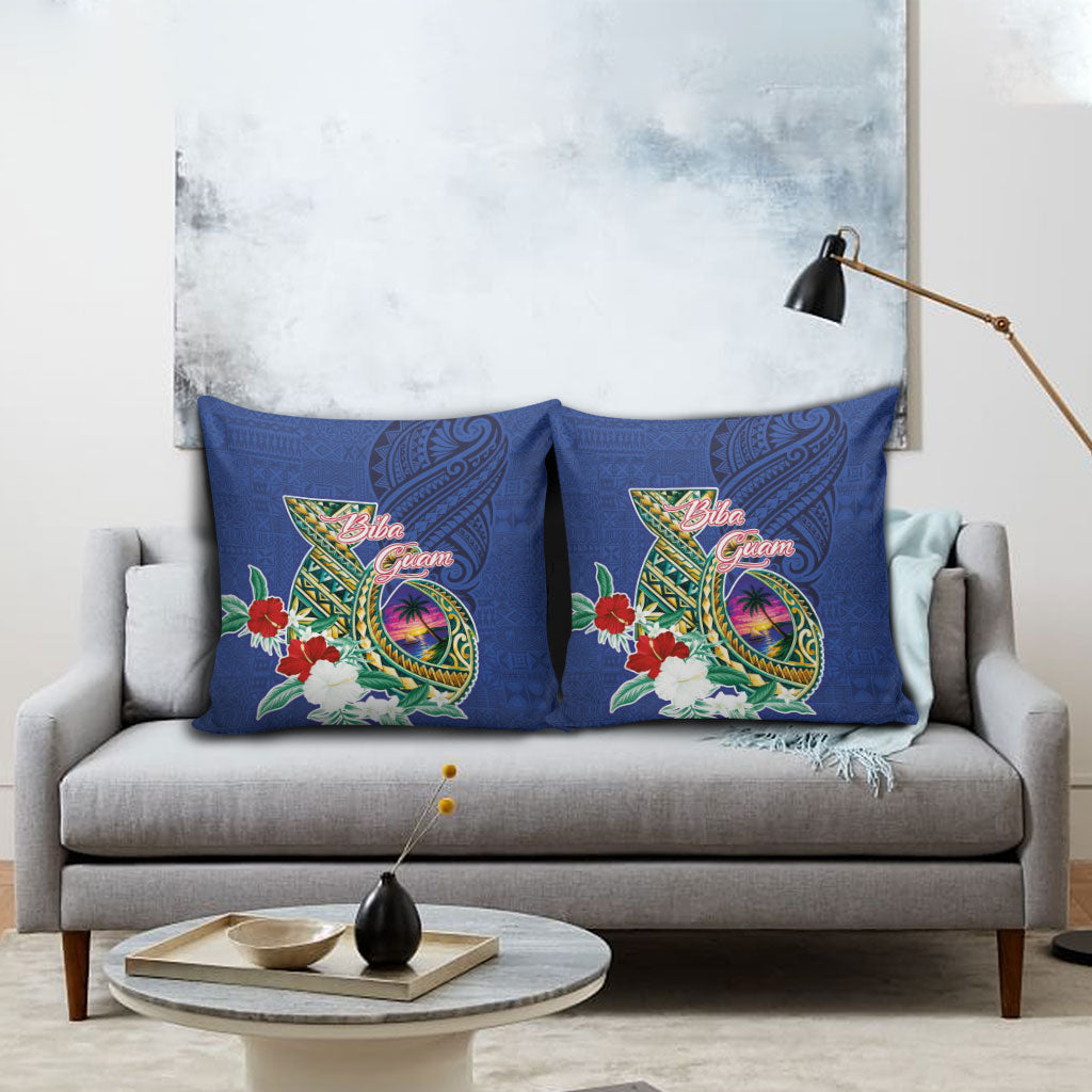 Guam Chamorro Pillow Cover Tribal Latte Stone and Seal Artwork Polynesian Patterns LT03 - Polynesian Pride