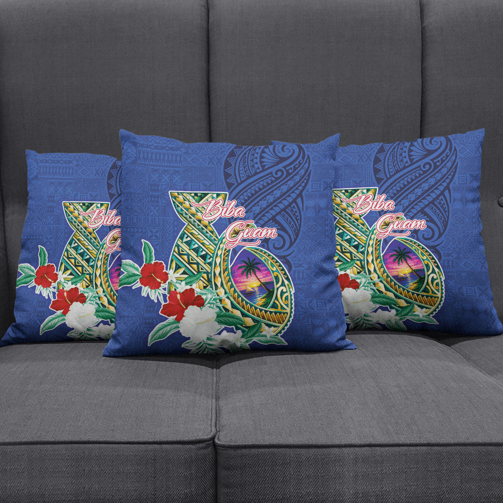Guam Chamorro Pillow Cover Tribal Latte Stone and Seal Artwork Polynesian Patterns LT03 - Polynesian Pride
