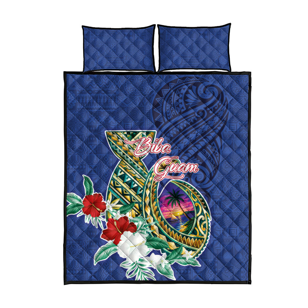 Guam Chamorro Quilt Bed Set Tribal Latte Stone and Seal Artwork Polynesian Patterns LT03 - Polynesian Pride