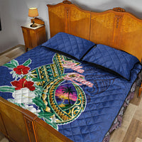 Guam Chamorro Quilt Bed Set Tribal Latte Stone and Seal Artwork Polynesian Patterns LT03 - Polynesian Pride