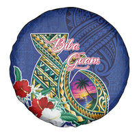 Guam Chamorro Spare Tire Cover Tribal Latte Stone and Seal Artwork Polynesian Patterns LT03 - Polynesian Pride