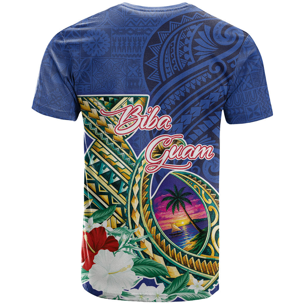 Guam Chamorro T Shirt Tribal Latte Stone and Seal Artwork Polynesian Patterns LT03 - Polynesian Pride