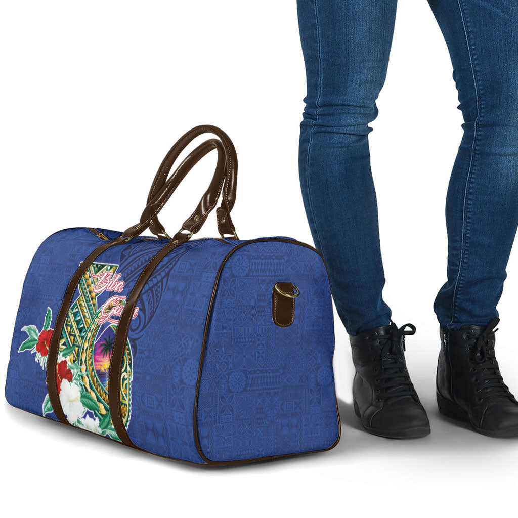 Guam Chamorro Travel Bag Tribal Latte Stone and Seal Artwork Polynesian Patterns LT03 - Polynesian Pride