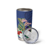 Guam Chamorro Tumbler Cup Tribal Latte Stone and Seal Artwork Polynesian Patterns LT03 - Polynesian Pride