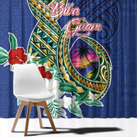 Guam Chamorro Window Curtain Tribal Latte Stone and Seal Artwork Polynesian Patterns LT03 - Polynesian Pride