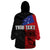 Personalised Samoa 685 Wearable Blanket Hoodie Siapo Pattern and Samoa Flag Design