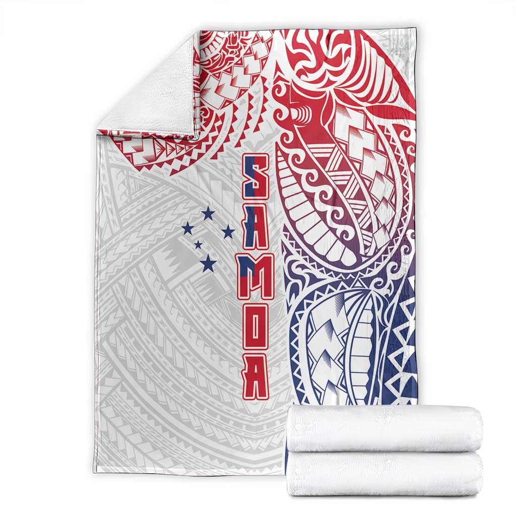 Samoa 685 Art Traditional Tattoo Pattern Blanket Gradient Color