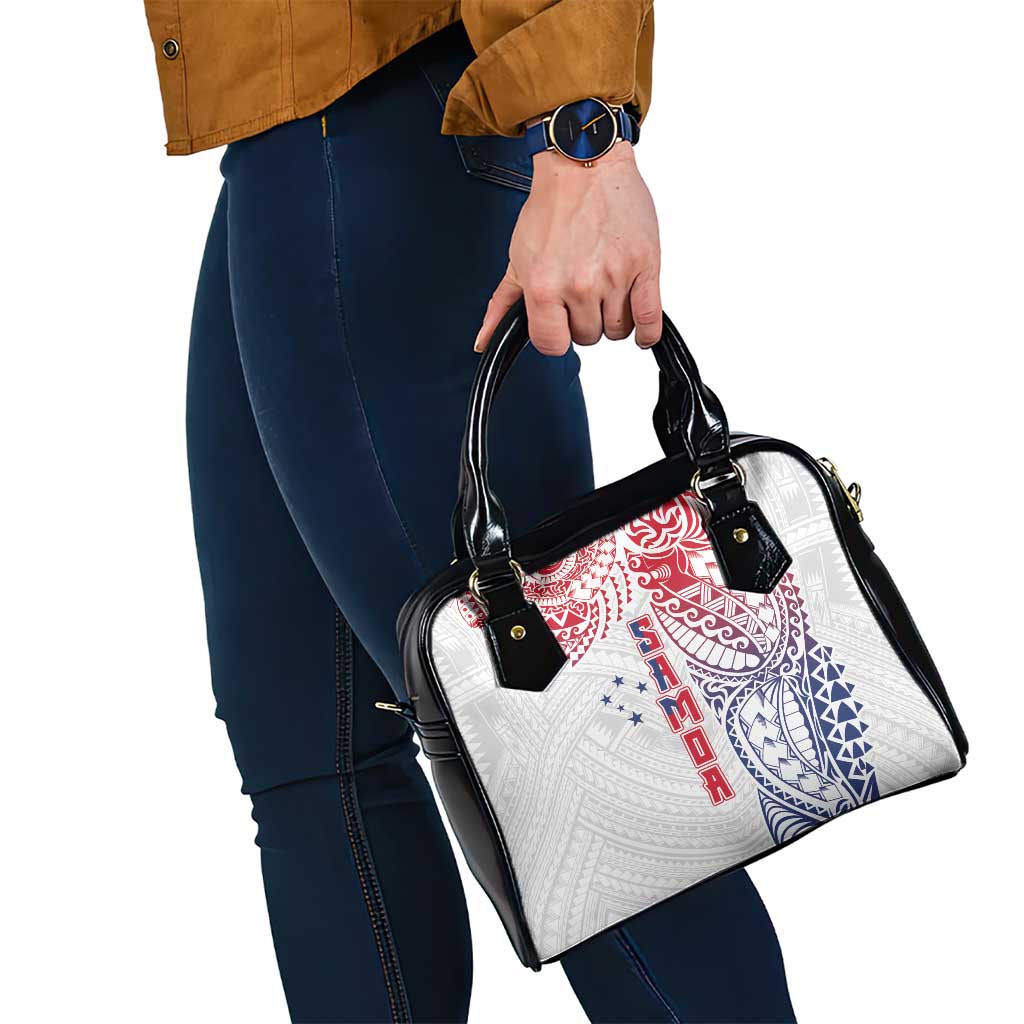 Samoa 685 Art Traditional Tattoo Pattern Shoulder Handbag Gradient Color