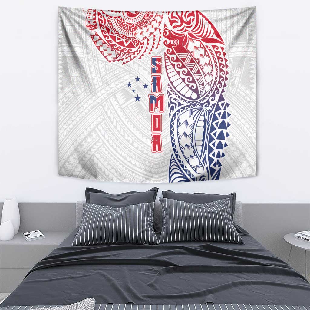 Samoa 685 Art Traditional Tattoo Pattern Tapestry Gradient Color