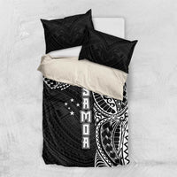 Samoa 685 Art Traditional Tattoo Pattern Bedding Set Black Color