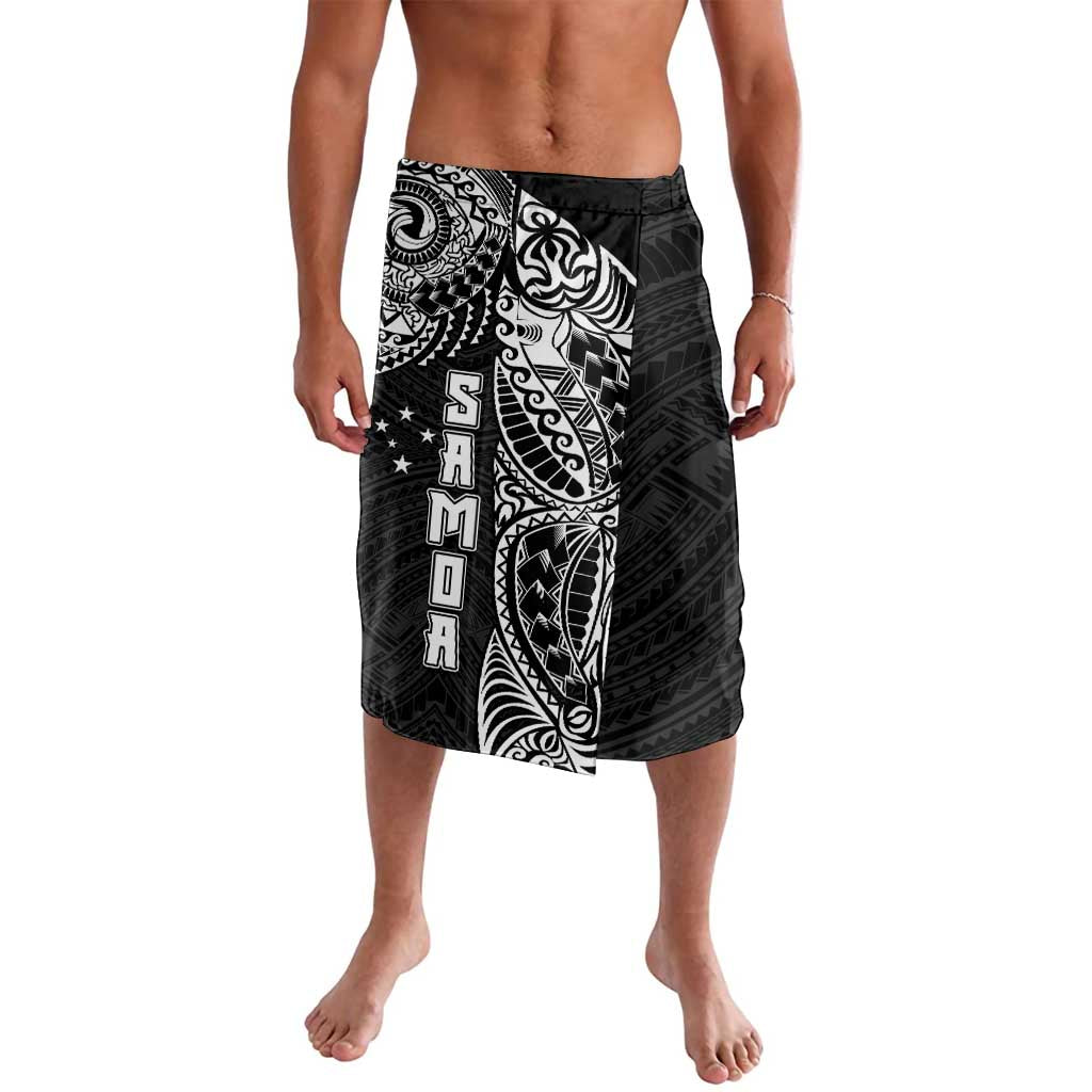 Samoa 685 Art Traditional Tattoo Pattern Lavalava Black Color