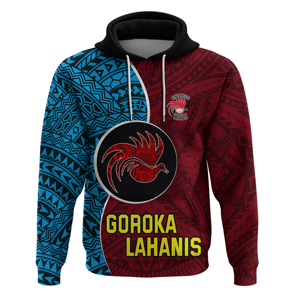 Bintangor Goroka Lahanis Rugby Hoodie Papua New Guinea Polynesian Tattoo LT03 Pullover Hoodie Red - Polynesian Pride