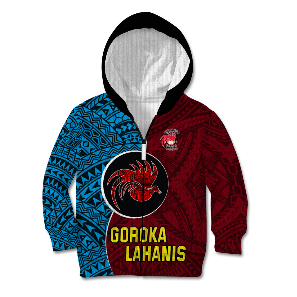 Bintangor Goroka Lahanis Rugby Kid Hoodie Papua New Guinea Polynesian Tattoo LT03 - Polynesian Pride
