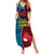 Bintangor Goroka Lahanis Rugby Summer Maxi Dress Papua New Guinea Polynesian Tattoo LT03 Women Red - Polynesian Pride