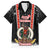 Vanuatu Christmas Hawaiian Shirt Polynesian Tribal Snow Style LT03 Black - Polynesian Pride