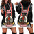 Vanuatu Christmas Hoodie Dress Polynesian Tribal Snow Style LT03 - Polynesian Pride