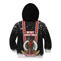 Vanuatu Christmas Kid Hoodie Polynesian Tribal Snow Style LT03 - Polynesian Pride