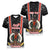 Personalised Vanuatu Christmas Women V Neck T Shirt Polynesian Tribal Snow Style LT03 - Polynesian Pride