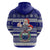 Samoa Christmas Hoodie The Santa Coat of Arms with Samoa Bracelet Pattern LT03 - Polynesian Pride