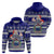 Samoa Christmas Hoodie The Santa Coat of Arms with Samoa Bracelet Pattern LT03 - Polynesian Pride